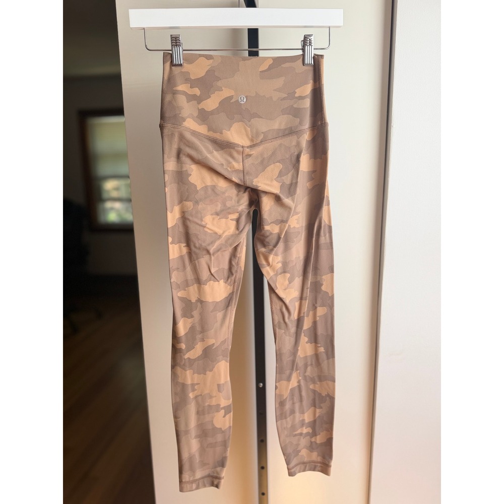 Lululemon Align Leggings – Size 4 – Heritage 365 Camo Beige Multi